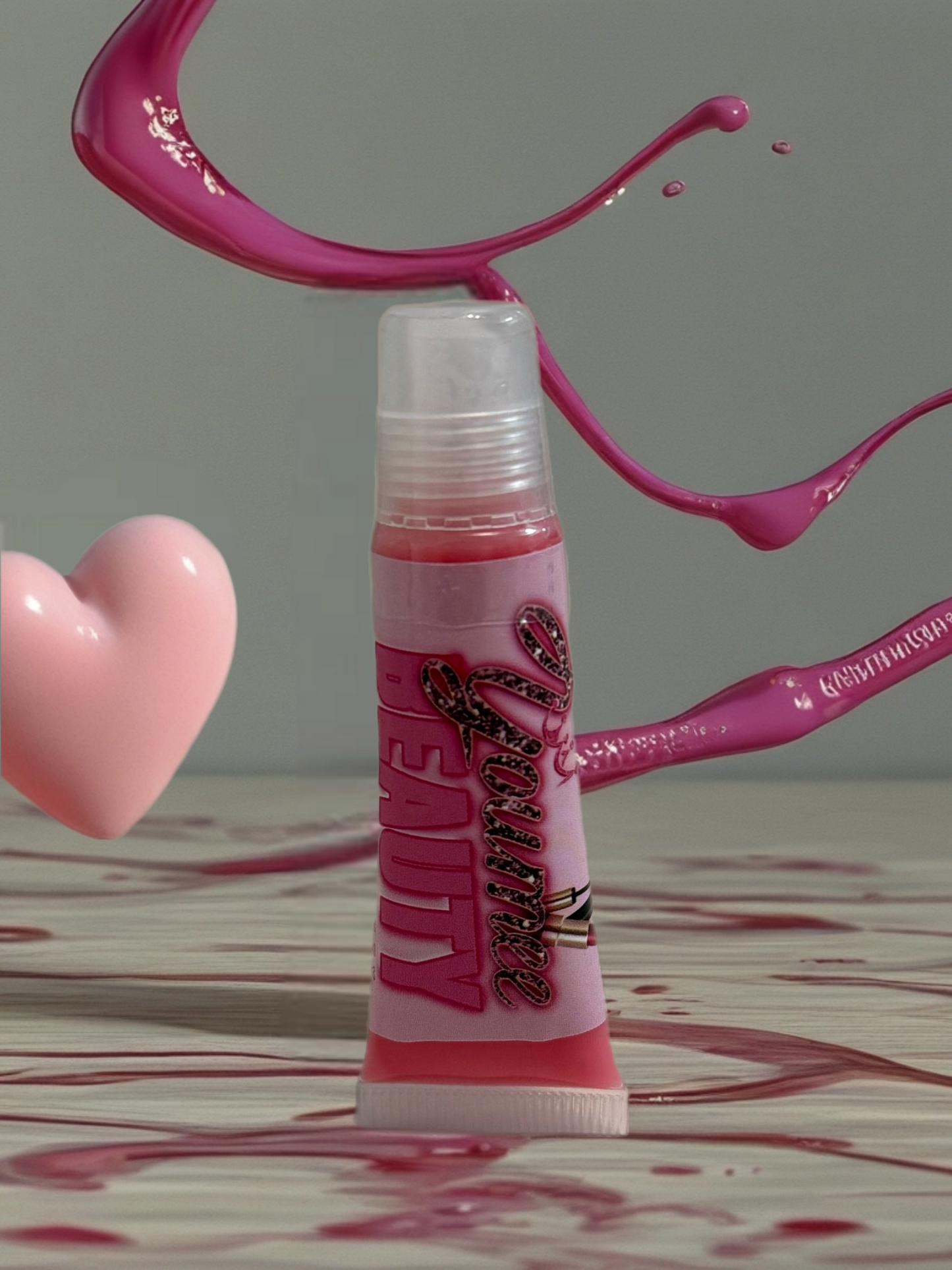 Lip Balm. Fast Transformation from DARK to PINK